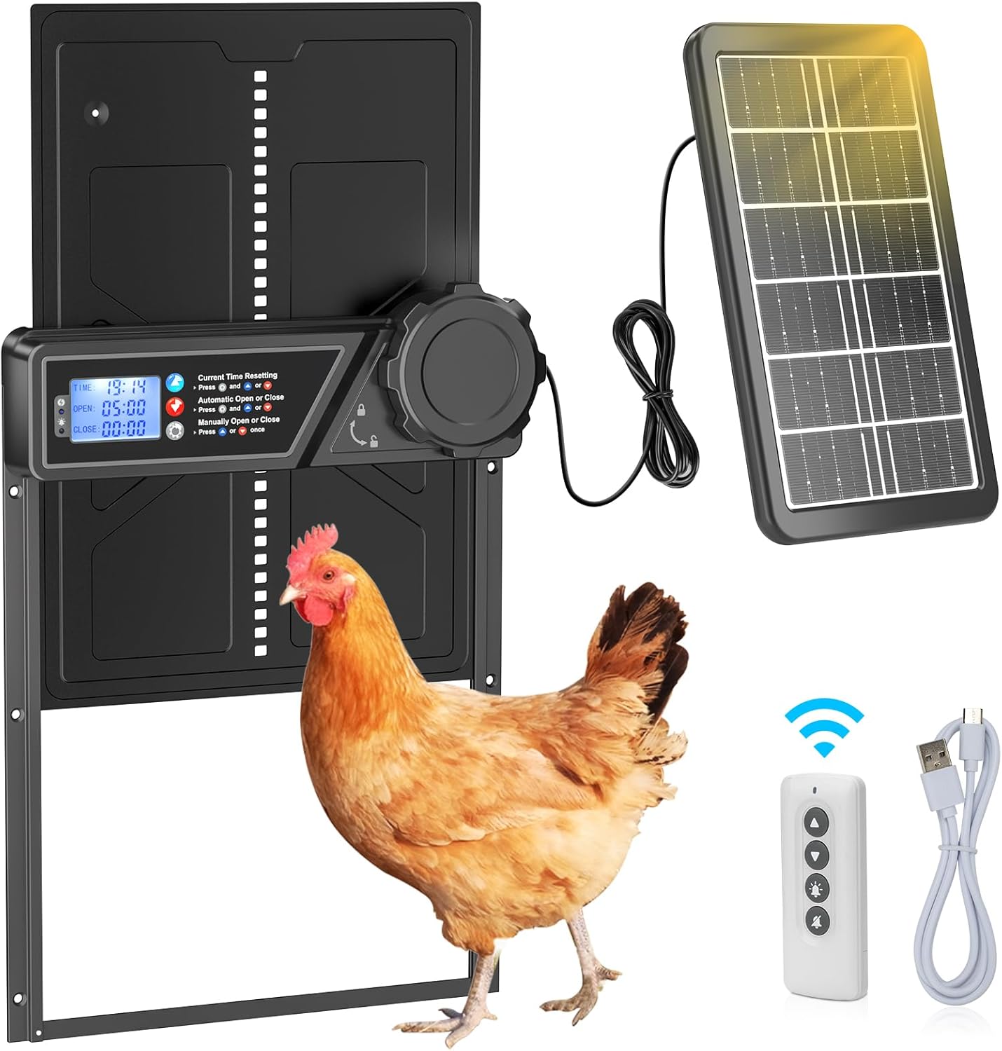 Derë Automatike për Kotec me Solar