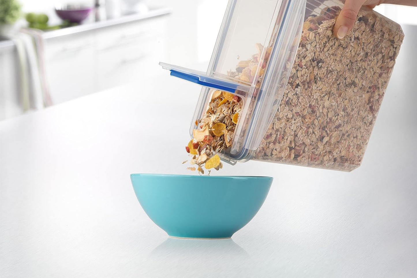 Kuti për ruajtje ushqimi GOURMETmaxx Frischhaltedosen, 4 pjesë, 3.7L, transparente