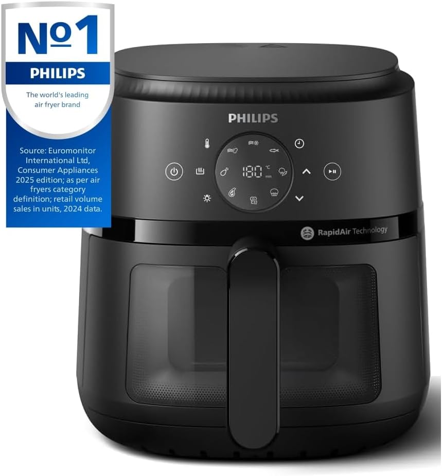 Fritezë PHILIPS Airfryer 2000 Series, 4.2L, RapidAir Technology, 1500W, e zezë