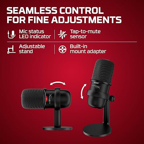 HyperX SoloCast – USB Condenser Gaming Microphone