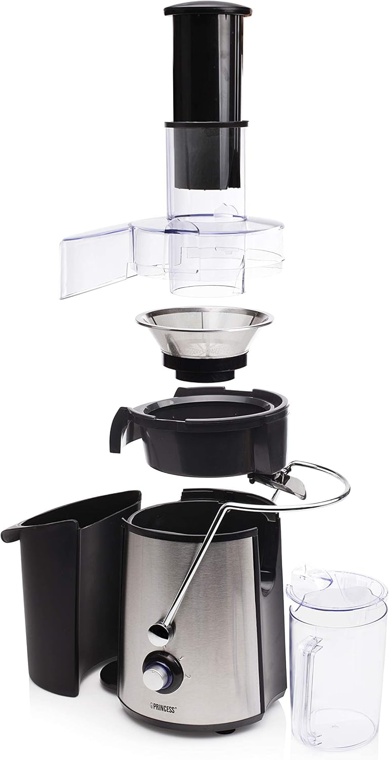 Shtrydhëse frutash PRINCESS Juice Extractor 800W, Tub 75 mm, e zezë