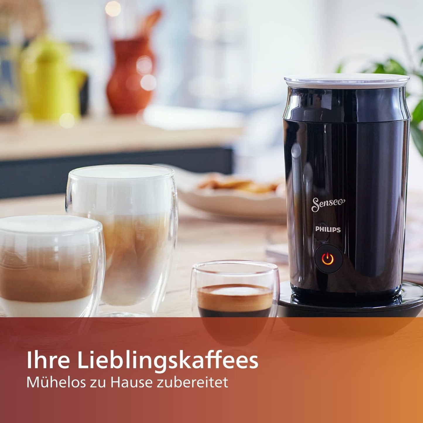 Vlues për qumësht Philips Senseo Milk Twister CA6500/60, 500W, 120ml, i zi