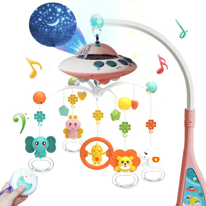 Mobile muzikore për bebe Dreamful Mobile, 0–5 muaj, melodi qetësuese, figura shumëngjyrëshe, montim për shtrat