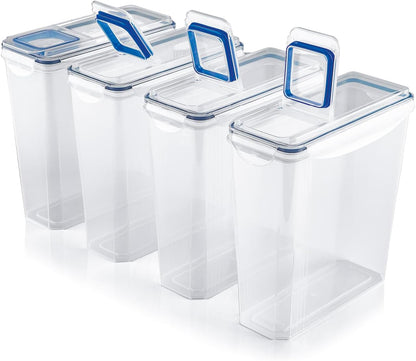 Kuti për ruajtje ushqimi GOURMETmaxx Frischhaltedosen, 4 pjesë, 3.7L, transparente