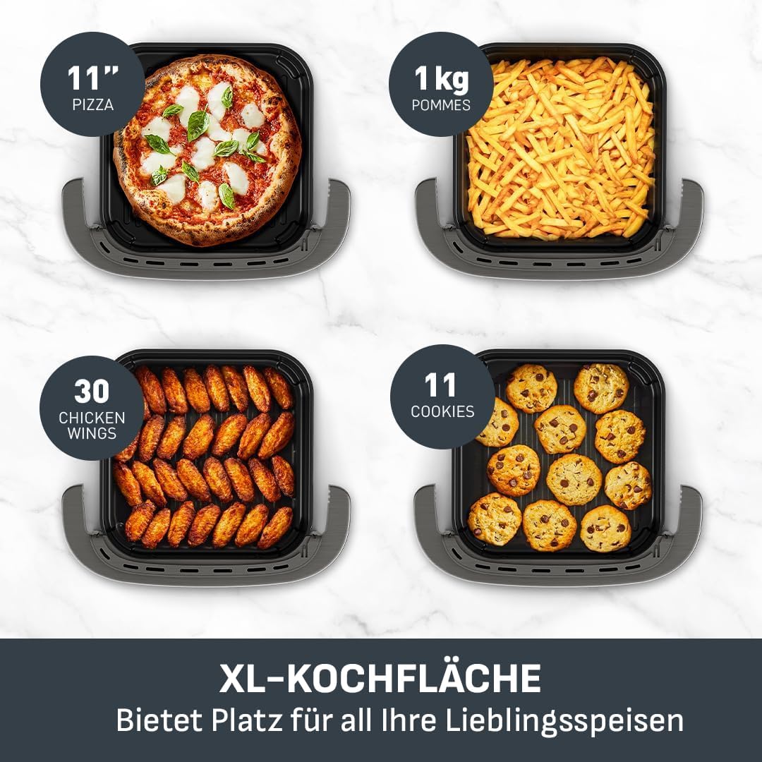 Fritezë Tefal Easy Fry XL Surface, 1800W, e zezë/inox