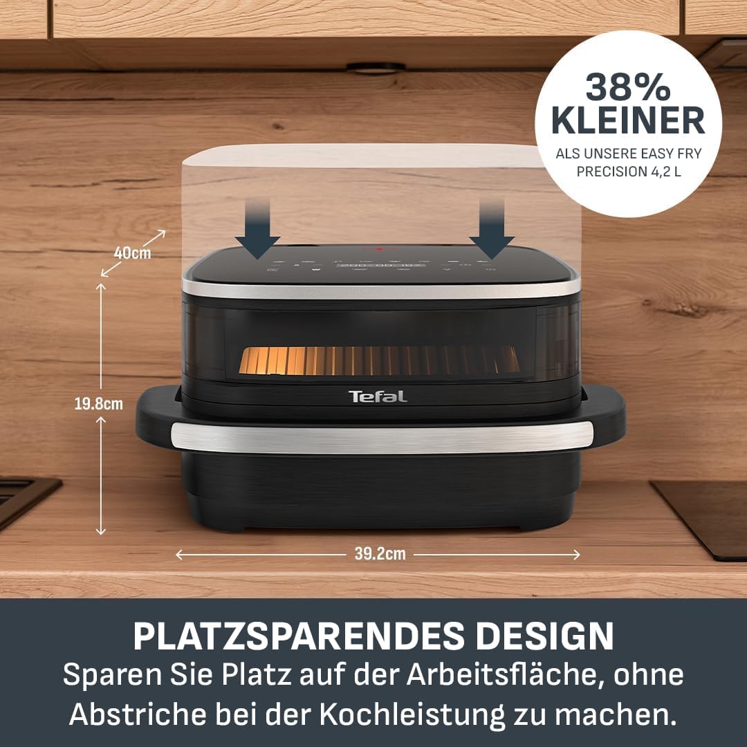 Fritezë Tefal Easy Fry XL Surface, 1800W, e zezë/inox
