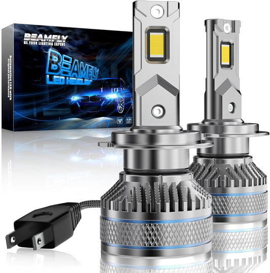 Drita LED për Veturë BEAMFLY High Power Headlight, dritë e bardhë, 12V, Plug & Play, trup alumini