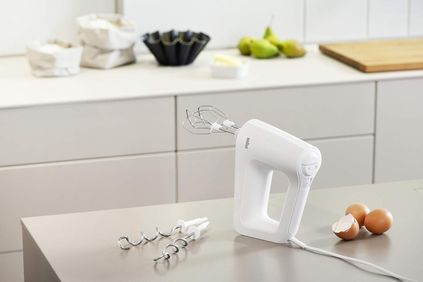 Mikser dore Braun MultiMix 3 HM 3135, 500W, 500 ml, SmartMix, i bardhë