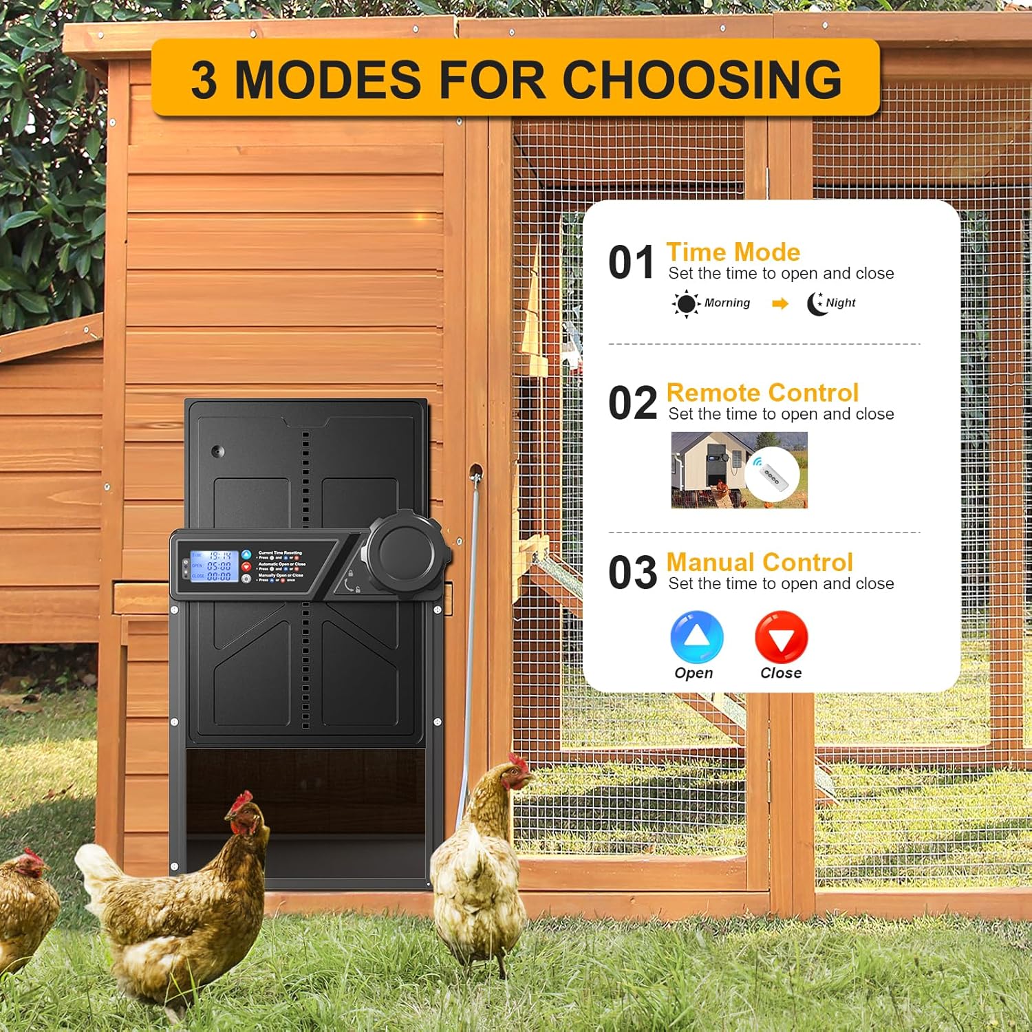 Derë Automatike për Kotec me Solar