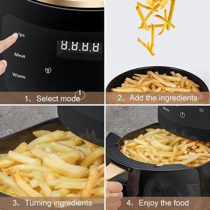 Fritezë Alkana Home, 4.5L, 1400W, e zezë
