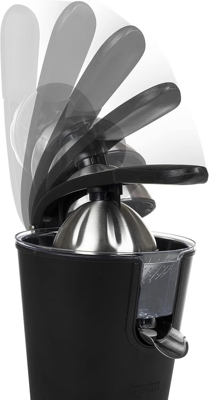 Shtrydhëse PRINCESS Black Steel Juicer 201852, 160W, e zezë