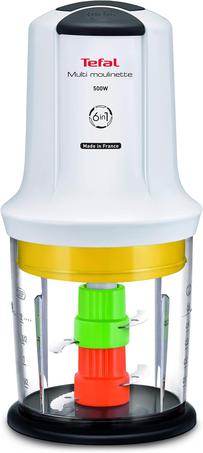 Grirëse multifunksionale TEFAL Multi Moulinette 6-in-1, 500W, e bardhë