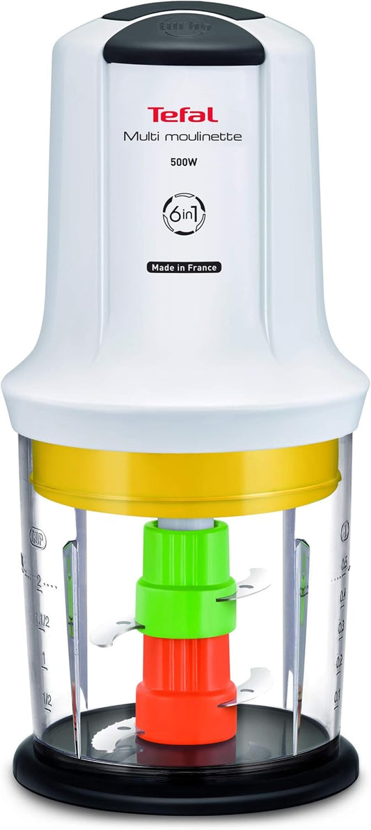 Grirëse multifunksionale TEFAL Multi Moulinette 6-in-1, 500W, e bardhë