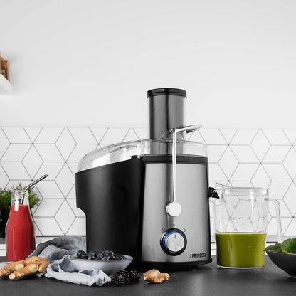 Shtrydhëse frutash PRINCESS Juice Extractor 800W, Tub 75 mm, e zezë