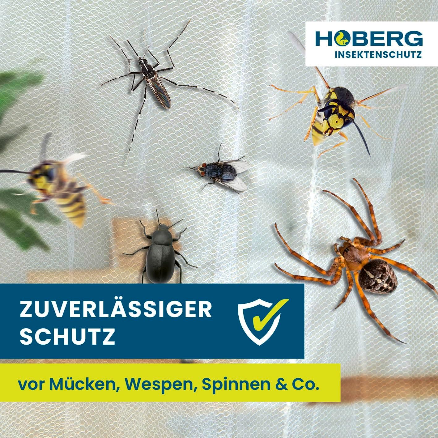 Rrjetë kundër insekteve HOBERG Insekten-Baldachin, 60x250x1200 cm, 0.39 kg