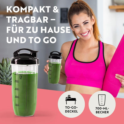 Blender Personal GOURMETmaxx Nutri Mixer, 500W, 22.000 rpm