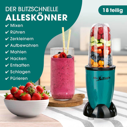 Blender Multifunksional GOURMETmaxx Mr. Magic 9-në-1, 400w, Set 18 Pjesë