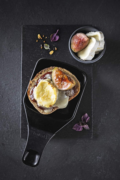 Set grill Tefal Raclette Gourmet RE4588, 1350W, 8 Persona, e zezë