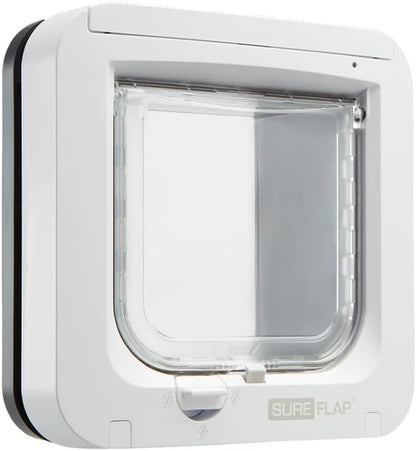 Derë automatike për mace SureFlap Microchip Cat Flap, e bardhë