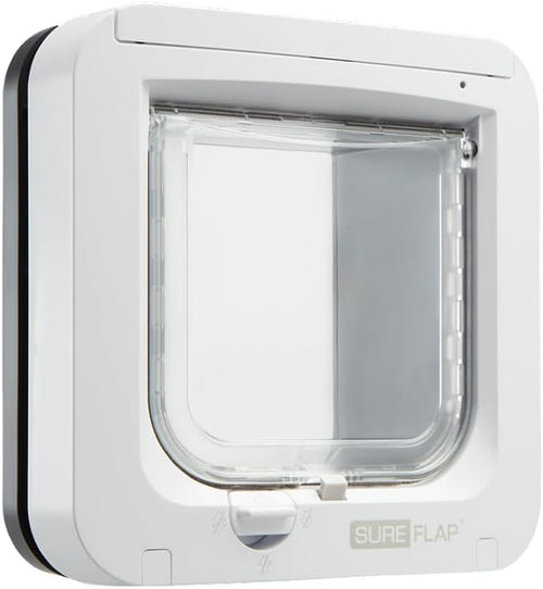 Derë automatike për mace SureFlap Microchip Cat Flap, e bardhë