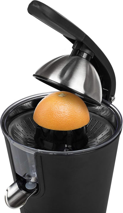Shtrydhëse PRINCESS Black Steel Juicer 201852, 160W, e zezë