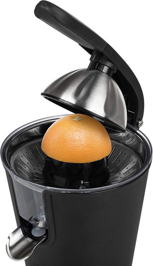 Shtrydhëse PRINCESS Black Steel Juicer 201852, 160W, e zezë