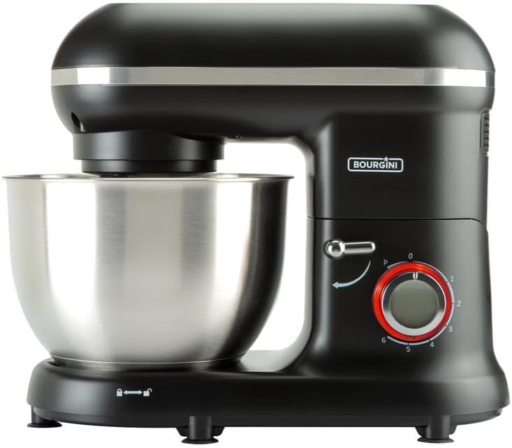 Mikser Bourgini Classic Kitchen Chef Black, 4.5L, 1000W, i zi