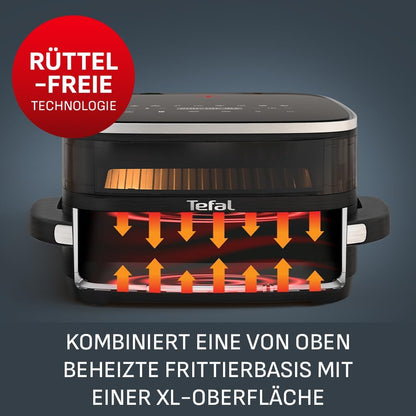 Fritezë Tefal Easy Fry XL Surface, 1800W, e zezë/inox