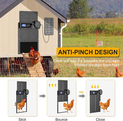 Derë Automatike për Kotec me Solar