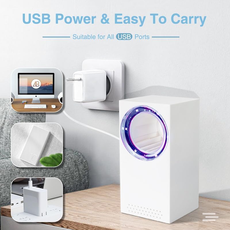 Llambë kundër mushkonjave aparatoo Mosquito Lamp, 180 g, e bardhë