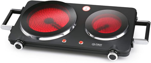 Pllakë gatimi infra të kuqe TZS First Austria FA-5096-6, 2500 W, e zezë