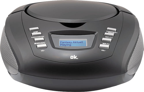 Radio portative OK. ORC 230 DAB+ / FM / CD / Bluetooth, ekran LCD, altoparlantë stereo, ngjyrë e zezë