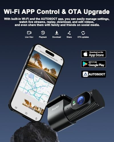 Avylet Dash Cam A4 – Kamerë Sigurie për Automjet