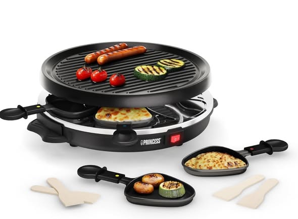 Princess Raclette Grill 3-in-1 – Për 8 Persona
