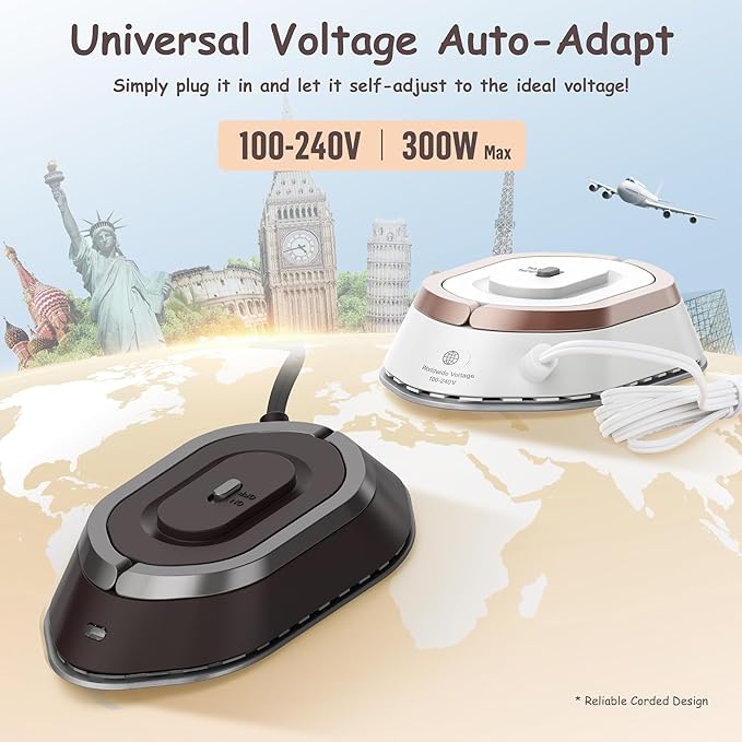 Hekur Mini Portativ për Rroba