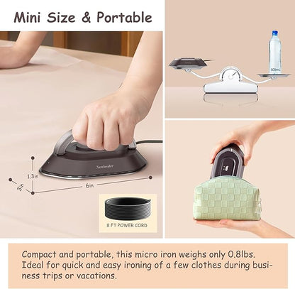 Hekur Mini Portativ për Rroba