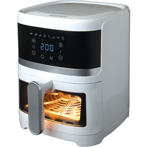 Fritezë Koenic Airfryer, 3.3L, 80–200°C, e bardhë