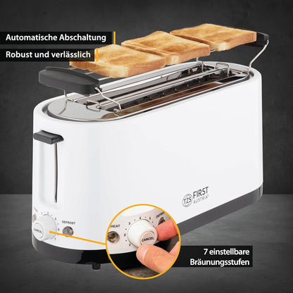 Toster FIRST Austria FA-5368-5 4-Slice, 1400W, XL, i bardhë