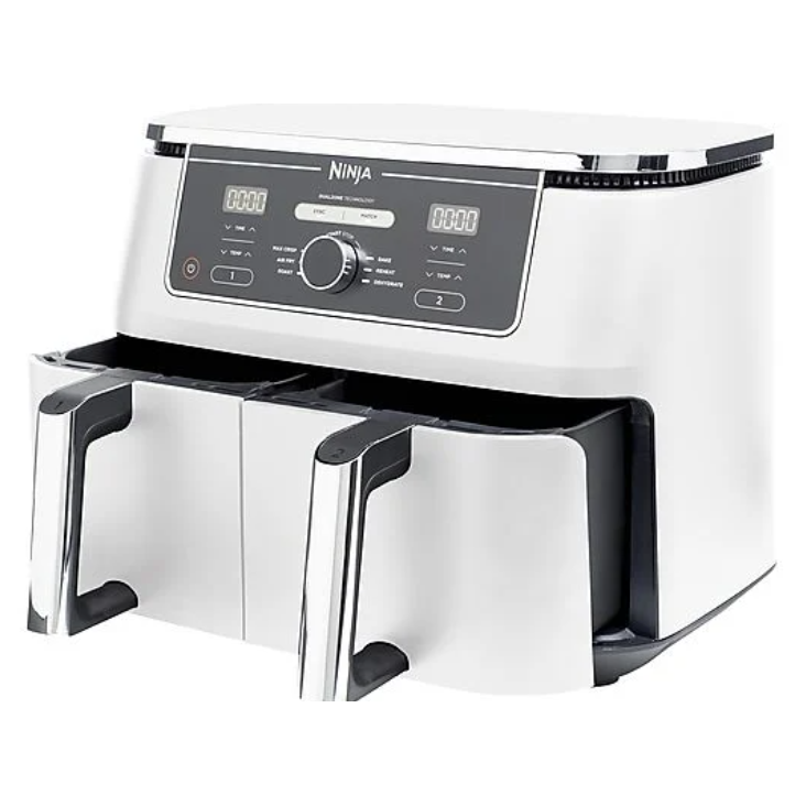 Fritezë Ninja Foodi MAX Dual Zone 9.5L, 2470w, e bardhë