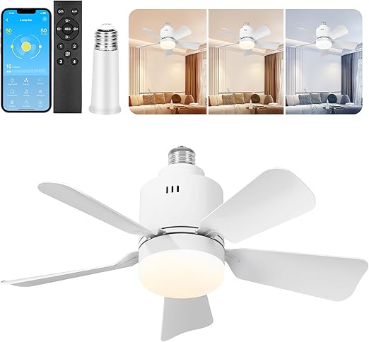 Ventilator  me Dritë LED 2-në-1