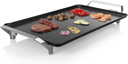 Grill tavoline PRINCESS Table Chef Premium XXL, 2500W, 36 x 60 cm, e zezë/Inox