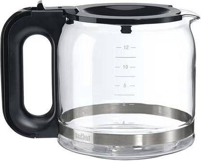 Aparat kafeje Braun PurAroma 7 KF 7125, 12 filxhanë, inox/zi