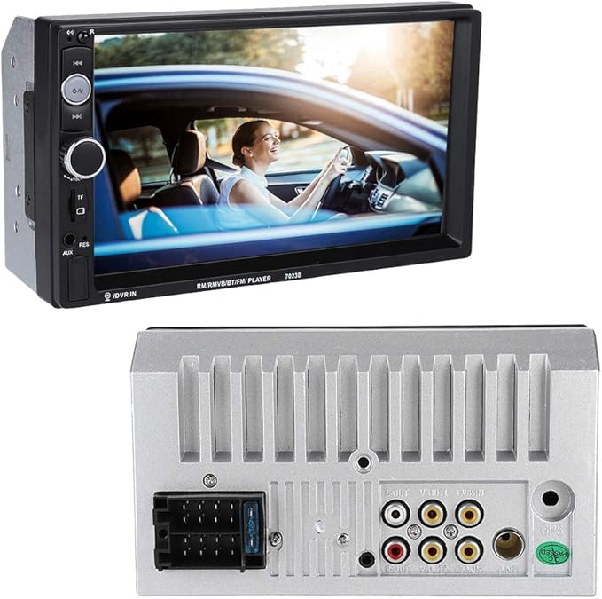Autoradio 2 DIN Touchscreen 7” MP5 Player, Bluetooth, FM Radio, Mirror Link Android/iOS, 4×60W, 12V