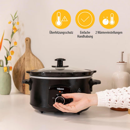 TRISTAR VS-3915 – Slow Cooker (Tenxhere Elektrike për Gatim të Ngadalshëm) 3.5L