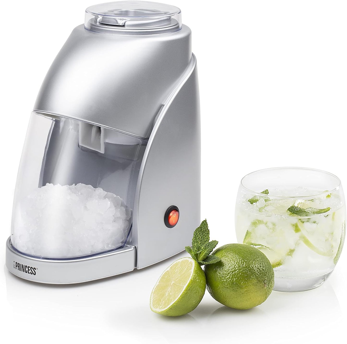 Grirëse skulli PRINCESS Ice Crusher 282984, 55W, 600ml, e argjendtë