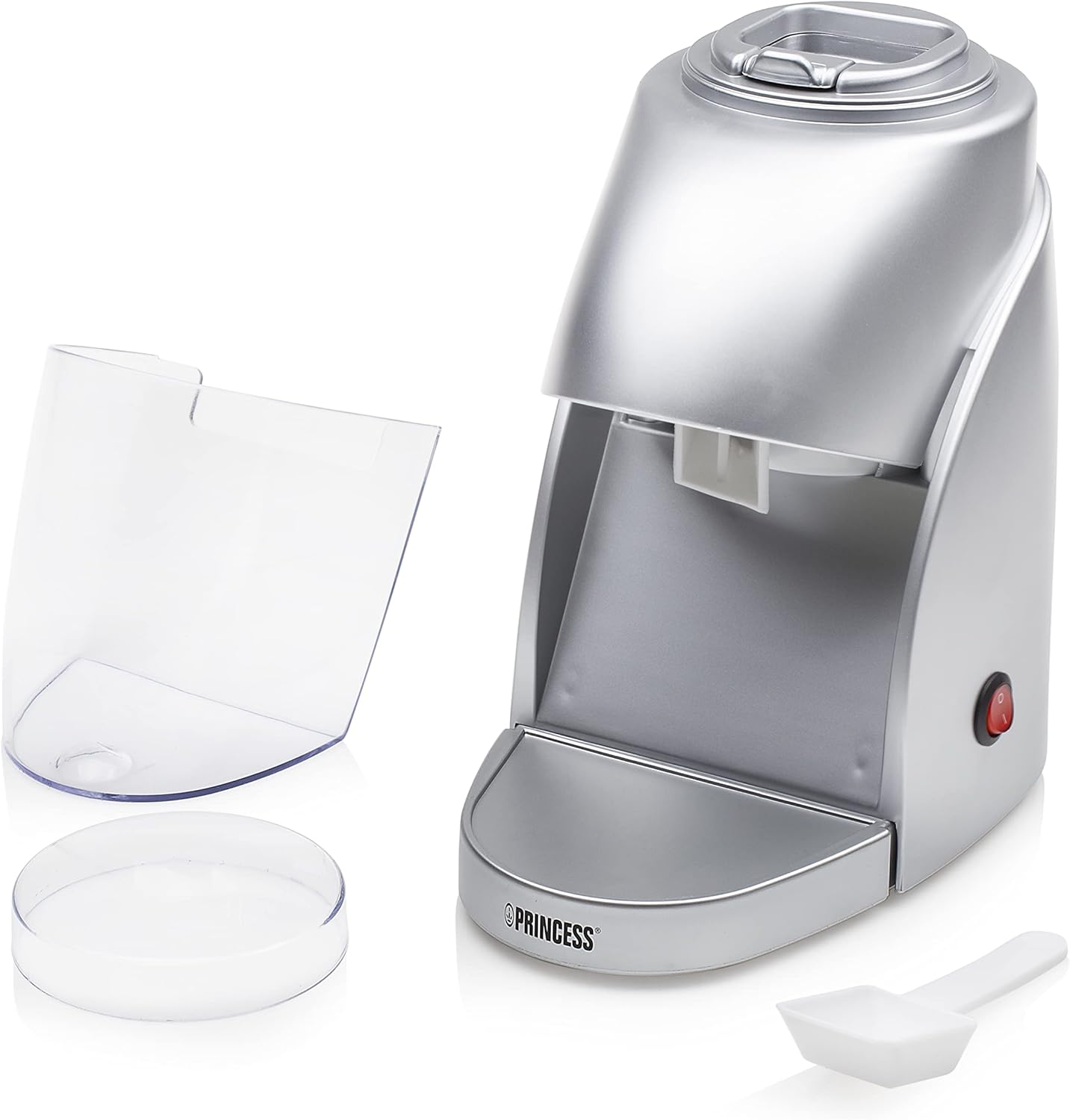 Grirëse skulli PRINCESS Ice Crusher 282984, 55W, 600ml, e argjendtë