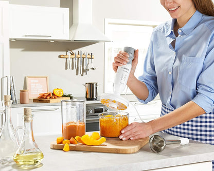 Blender dore BOSCH ErgoMixx, 600W, 220–240V, e bardhë/hirtë