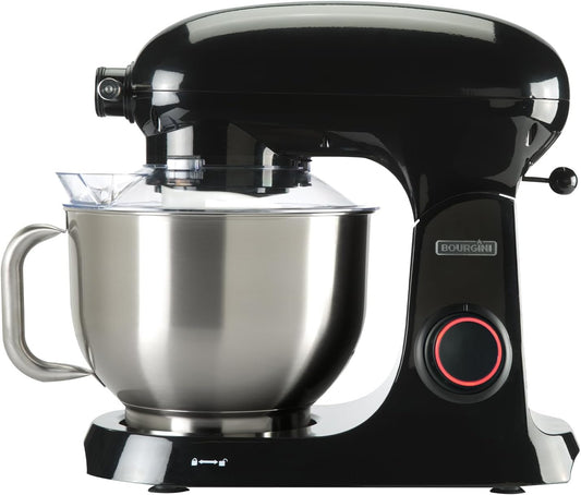 Mikser planetar Bourgini Steel Kitchen Chef Pro, 5.5L, 1800W, i zi