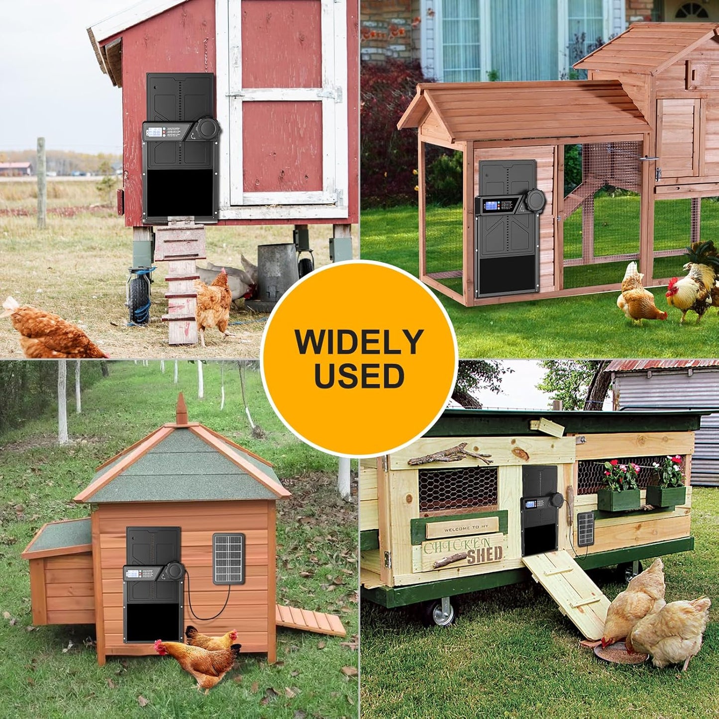 Derë Automatike për Kotec me Solar