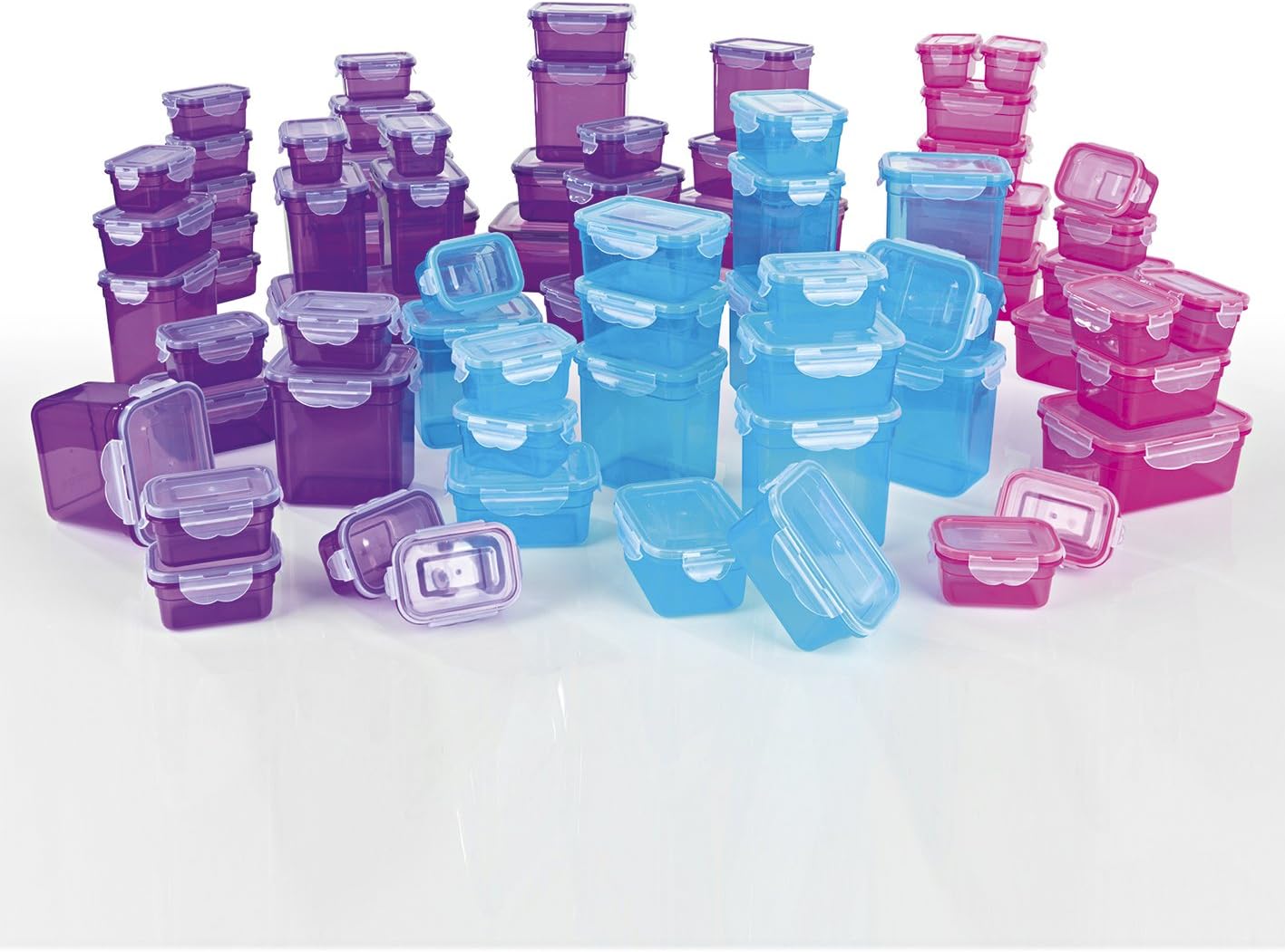 Set kuti për ruajtje të ushqimit GOURMETmaxx Klick-it, 36 pjesë